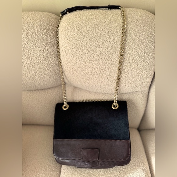 Max &Co. Leather and Cattle Hair Bag - Picture 7 of 7